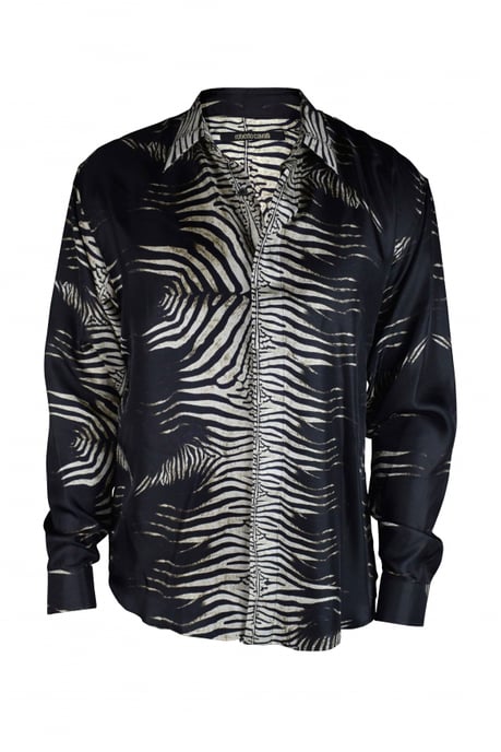 Roberto Cavalli Hemd Schwarz - Image 1
