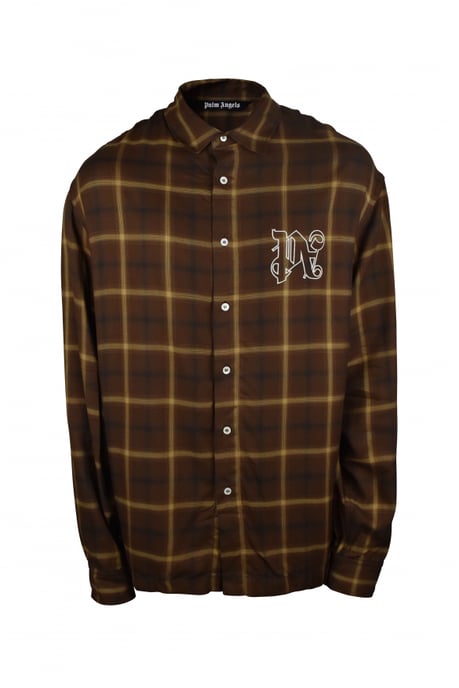 Palm Angels Hemd Braun - Image 1