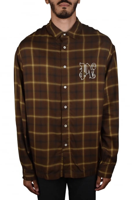Palm Angels Hemd Braun - Image 2