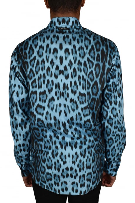 Roberto Cavalli Hemd Blau - Image 3