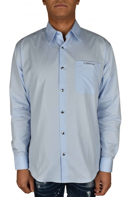 Roberto Cavalli Hemd Blau - Image 2