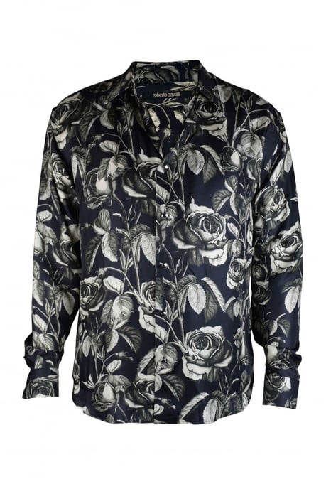Roberto Cavalli Hemd Schwarz - Image 1