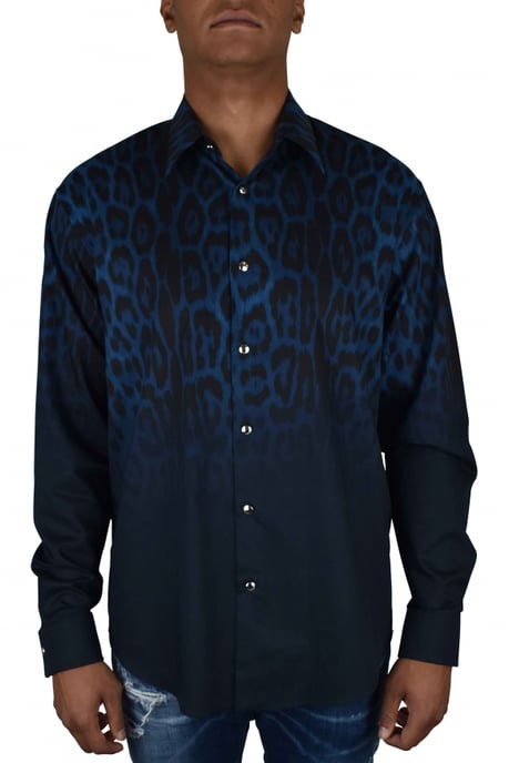 Roberto Cavalli Hemd Blau - Image 2