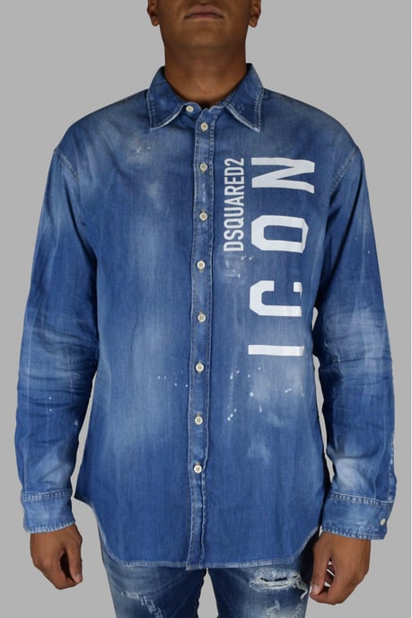 Dsquared2 Jeanshemd Blau - Image 2