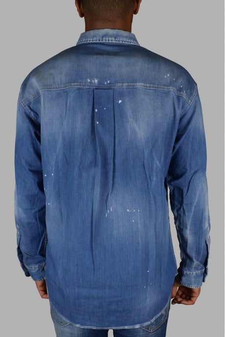 Dsquared2 Jeanshemd Blau - Image 4