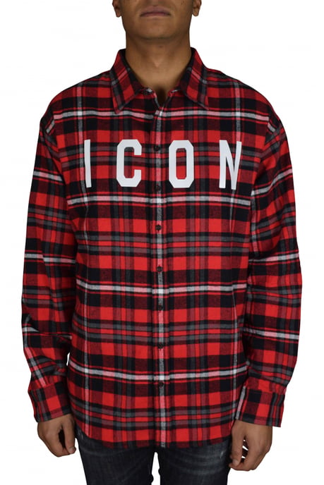 Dsquared2 Hemd aus Flanell Rot - Image 2