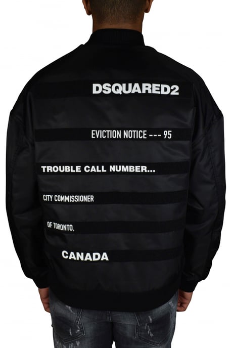 Dsquared2 Bomberjacke Schwarz - Image 3