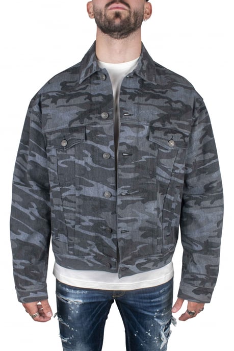 Balenciaga Jeansjacke Grau - Image 3