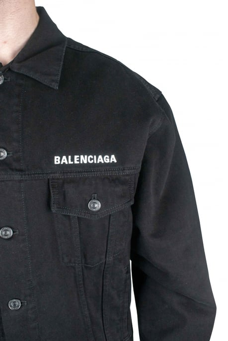 Balenciaga Jeansjacke Schwarz - Image 3