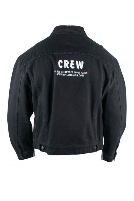 Balenciaga Jeansjacke Schwarz - Image 5