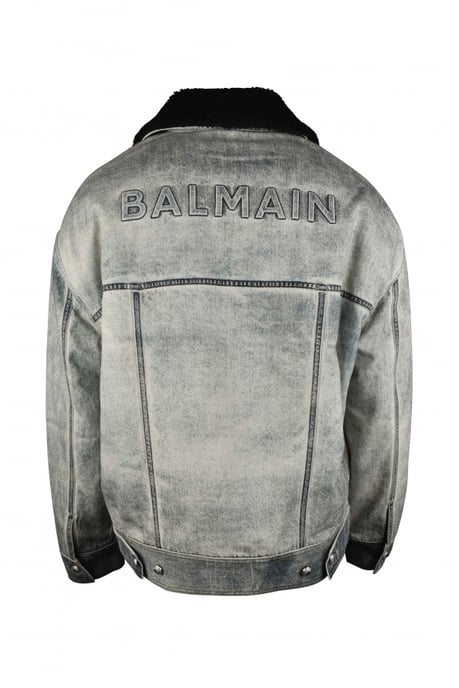 Balmain Jeansjacke Blau - Image 3