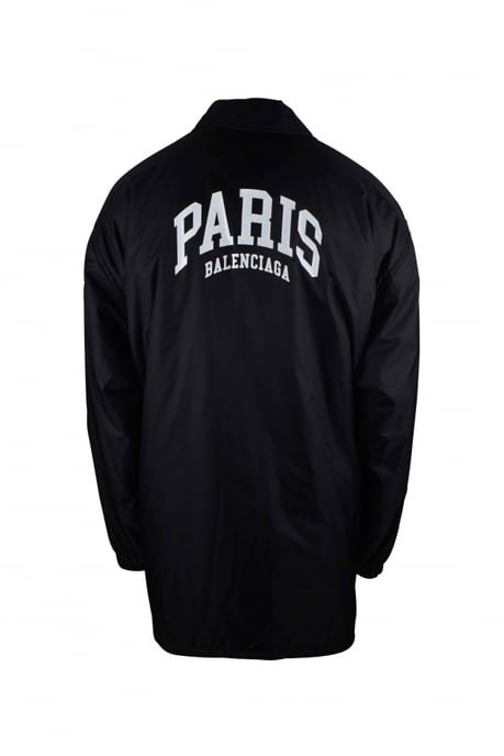 Balenciaga Wasserdichte Jacke Schwarz - Image 3