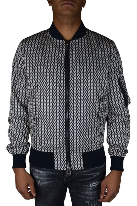Valentino Garavani Bomberjacke Blau - Image 3