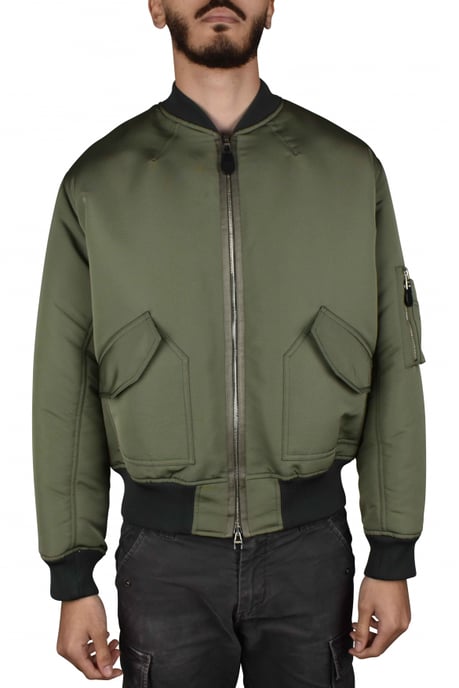 Alexander McQueen Bomberjacke Kaki - Image 2