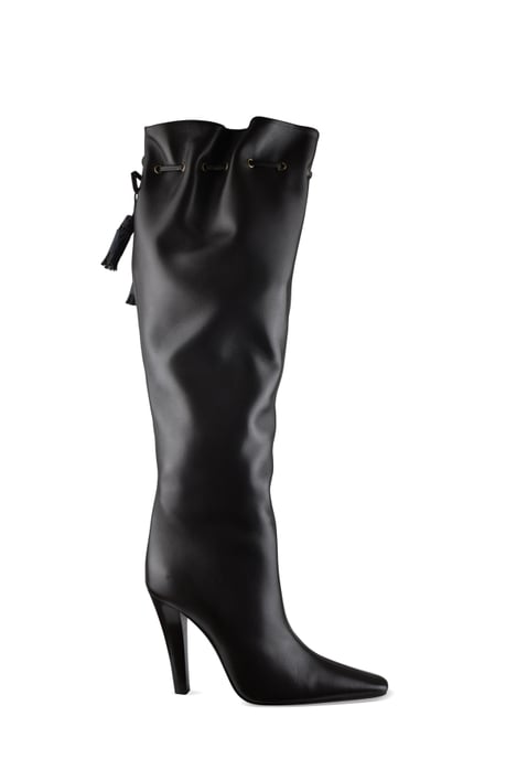 Saint Laurent Gathered Stiefel Braun - Image 1