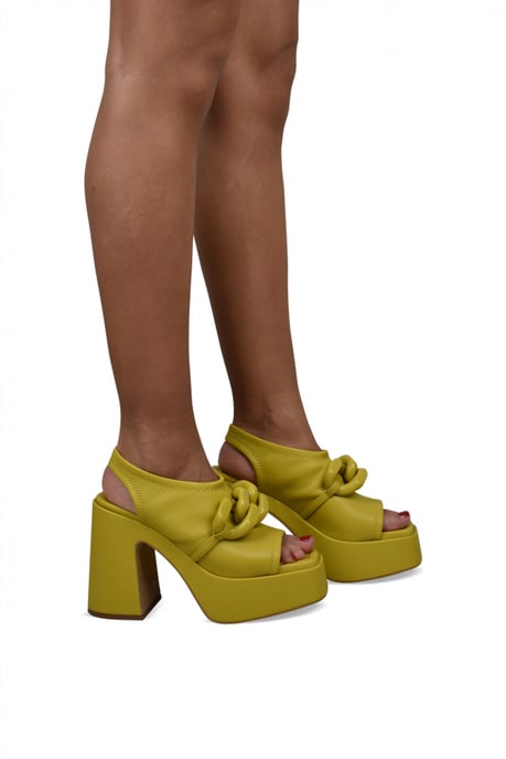 Stella McCartney Sandalen Skyla Gelb - Image 2