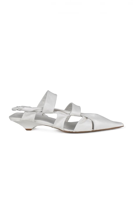 Bottega Veneta Sandalen BV Point Weiß - Image 1