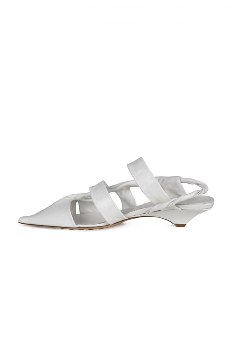 Bottega Veneta Sandalen BV Point Weiß - Image 4