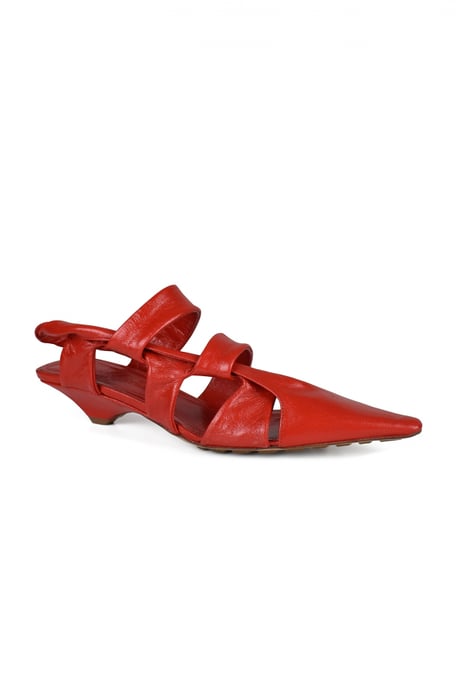 Bottega Veneta Sandalen BV Point Rot - Image 3