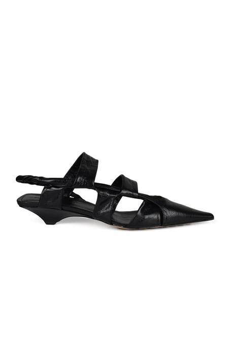Bottega Veneta Sandalen BV Point Schwarz - Image 1