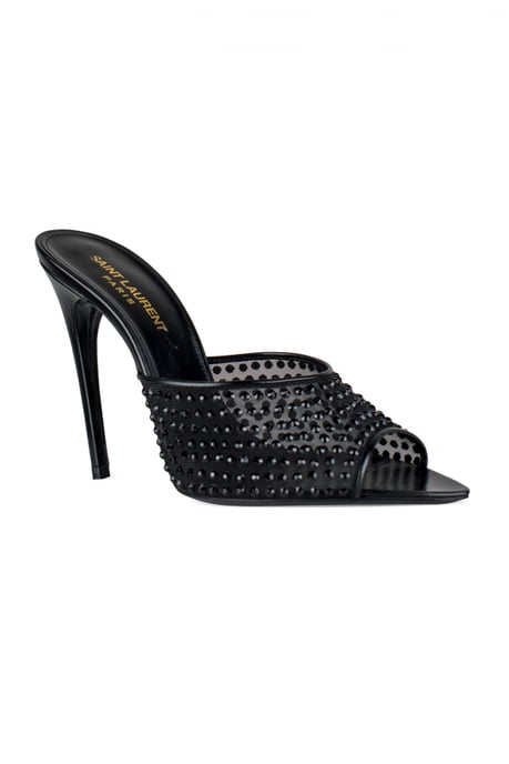Saint Laurent Blonde Pantoletten Schwarz - Image 3
