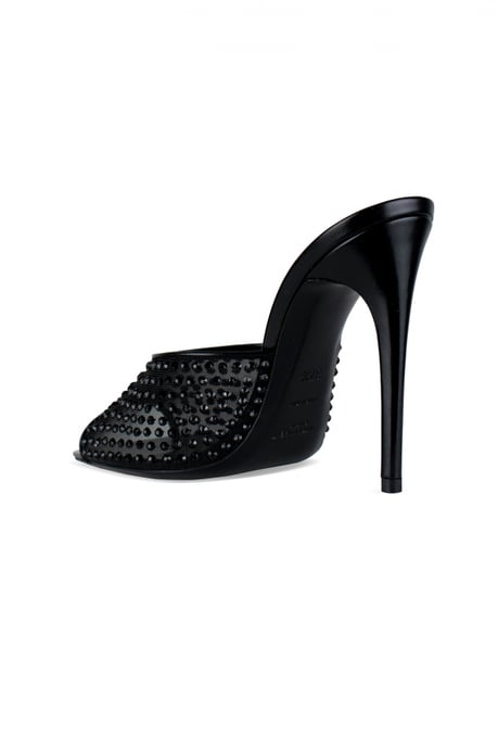 Saint Laurent Blonde Pantoletten Schwarz - Image 4