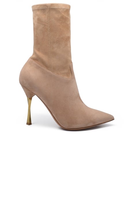 Valentino Garavani Verdrehte Fersenstiefel Beige - Image 1