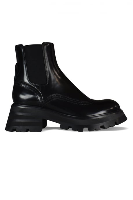Alexander McQueen Wander Chelsea Stiefeletten Schwarz - Image 1