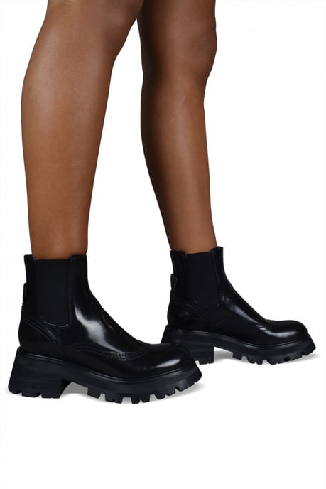 Alexander McQueen Wander Chelsea Stiefeletten Schwarz - Image 2