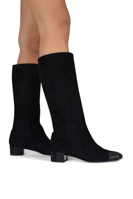 René Caovilla Stiefel Schwarz - Image 2