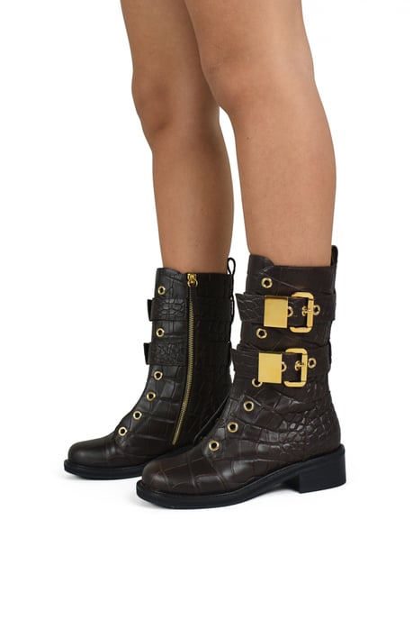 Giuseppe Zanotti Lederstiefel Braun - Image 2
