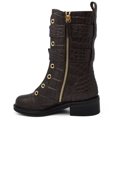 Giuseppe Zanotti Lederstiefel Braun - Image 4