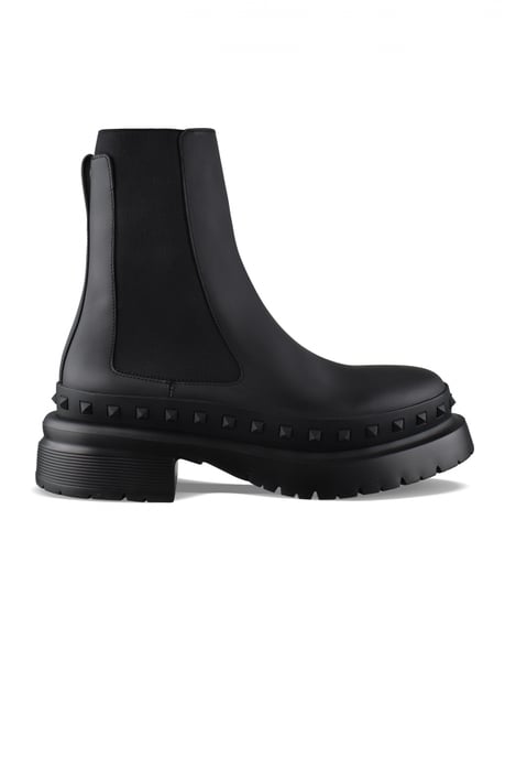Valentino Garavani M-Way Rockstud Stiefeletten Schwarz - Image 1