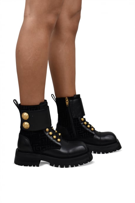 Balmain Ranger Army Stiefeletten Schwarz - Image 2