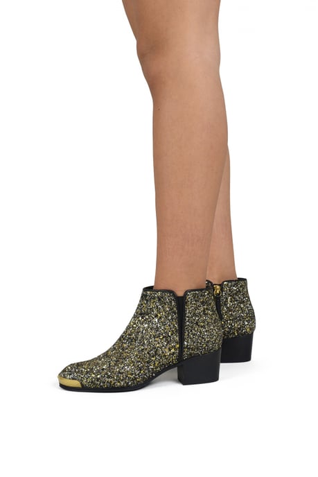 Giuseppe Zanotti Lederstiefeletten Gold - Image 2