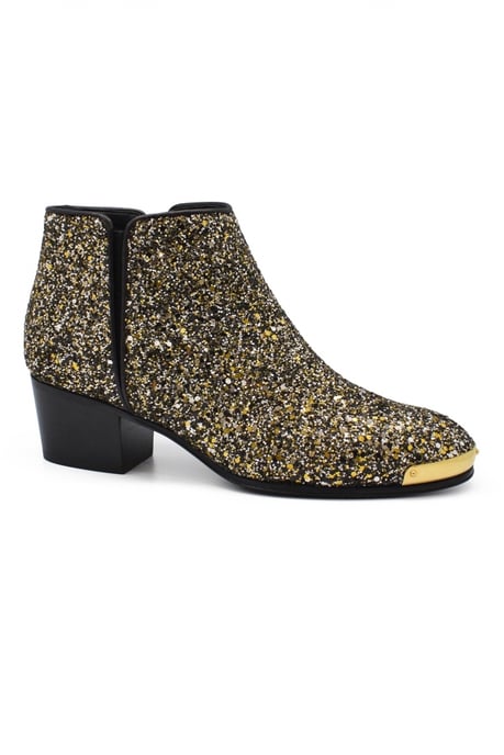 Giuseppe Zanotti Lederstiefeletten Gold - Image 3