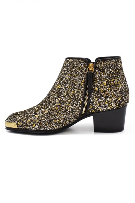 Giuseppe Zanotti Lederstiefeletten Gold - Image 4