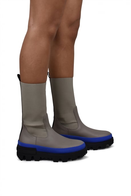 Moncler Chelsea Neue Stiefeletten Grau - Image 2