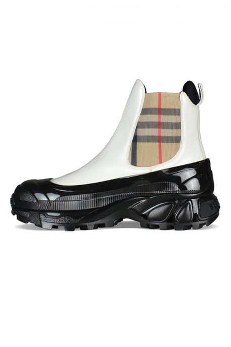 Burberry Chelsea Stiefeletten Weiß - Image 3