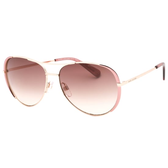 Marc Jacobs Brown Lens Pink Detail Gold Sonnenbrille - Image 2