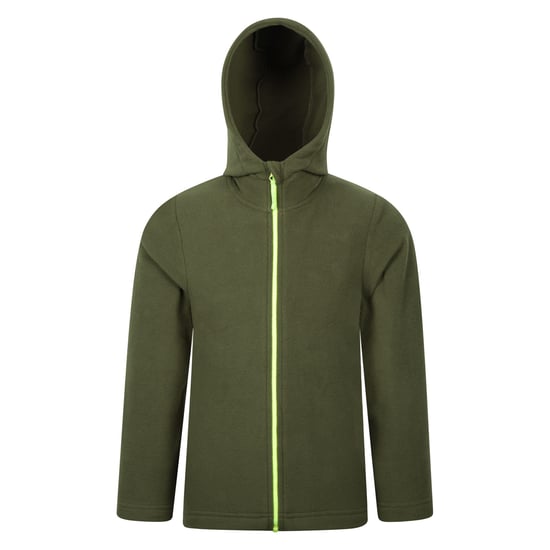 Mountain Warehouse - "Camber" Hoodie mit durchgehendem Reißverschluss für Kinder (Khakigrün) - Image 1