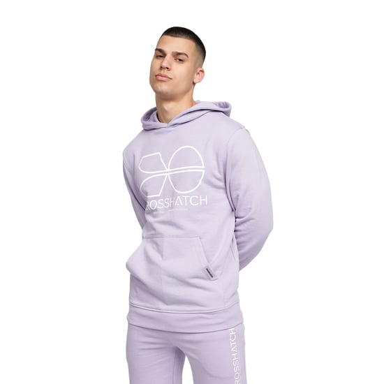 Crosshatch - "Zieman" Kapuzenpullover für Herren (Hell-Lila) - Image 3