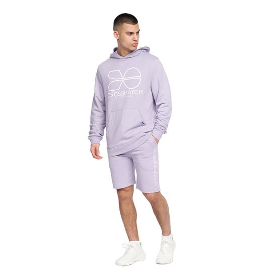 Crosshatch - "Zieman" Kapuzenpullover für Herren (Hell-Lila) - Image 5
