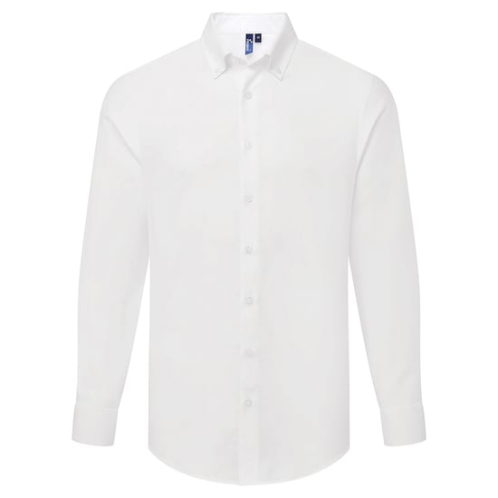 Premier - "Supreme" Formelles Hemd für Herren Langärmlig (Weiß) - Image 1