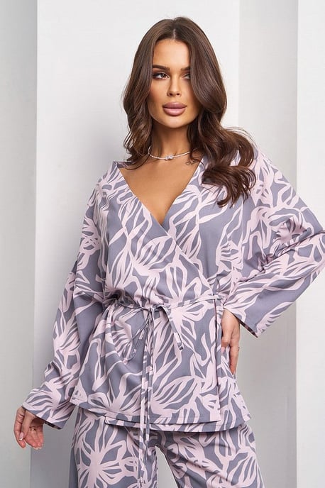 Day Damen Webset (Bluse & Hose) in Grau - Image 4