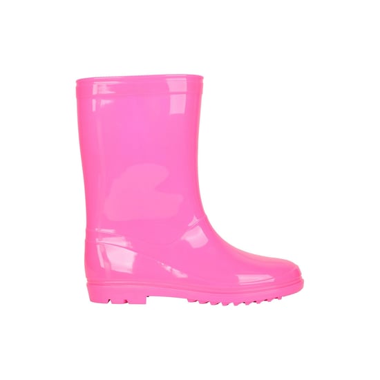 Mountain Warehouse - Kinder Gummistiefel, Unifarben (Leuchtend Rosa) - Image 1