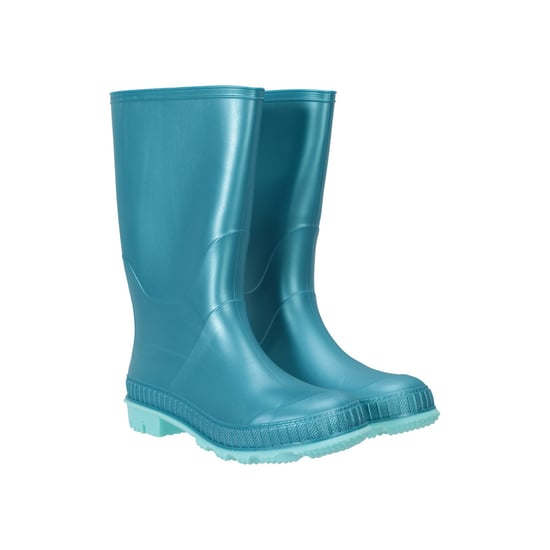 Mountain Warehouse - Kinder Gummistiefel, Unifarben (Petrol) - Image 4