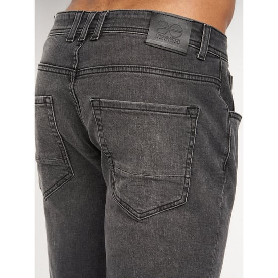 Crosshatch - "Sheldons" Jeans für Herren (dunkele Kohle) - Image 3