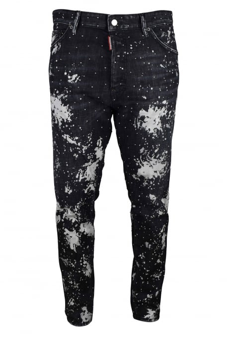 Dsquared2 Jean Relax Long Crotch Schwarz - Image 1