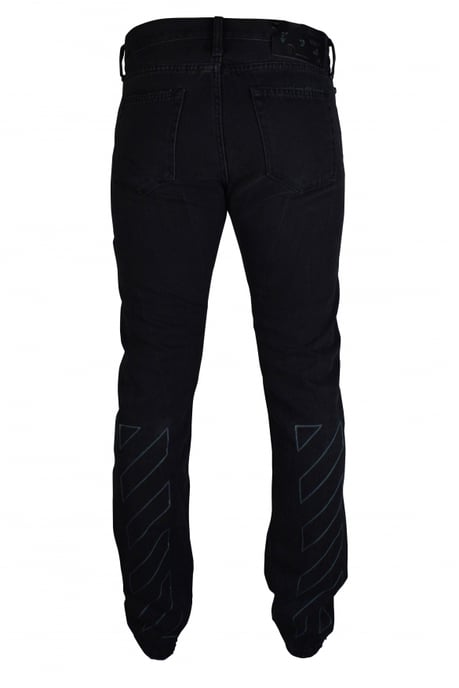 Off-White Jeans Schwarz - Image 4